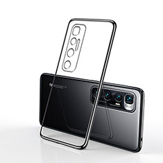 Custodia Silicone Trasparente Ultra Sottile Cover Morbida H02 per Xiaomi Mi 10 Ultra Nero