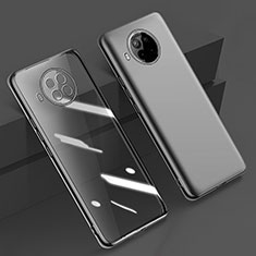 Custodia Silicone Trasparente Ultra Sottile Cover Morbida H02 per Xiaomi Mi 10i 5G Nero