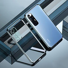 Custodia Silicone Trasparente Ultra Sottile Cover Morbida H02 per Xiaomi Mi 10S 5G Blu