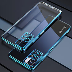 Custodia Silicone Trasparente Ultra Sottile Cover Morbida H02 per Xiaomi Mi 11i 5G (2022) Blu