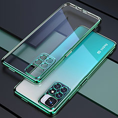 Custodia Silicone Trasparente Ultra Sottile Cover Morbida H02 per Xiaomi Mi 11i 5G (2022) Verde