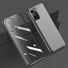 Custodia Silicone Trasparente Ultra Sottile Cover Morbida H02 per Xiaomi Mi 11X Pro 5G Nero