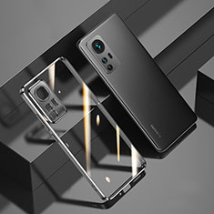 Custodia Silicone Trasparente Ultra Sottile Cover Morbida H02 per Xiaomi Mi 12 5G Nero