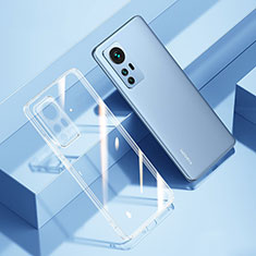 Custodia Silicone Trasparente Ultra Sottile Cover Morbida H02 per Xiaomi Mi 12X 5G Chiaro