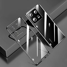 Custodia Silicone Trasparente Ultra Sottile Cover Morbida H02 per Xiaomi Mi 13 5G Nero