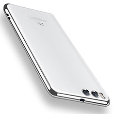 Custodia Silicone Trasparente Ultra Sottile Cover Morbida H02 per Xiaomi Mi 6 Argento