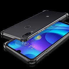 Custodia Silicone Trasparente Ultra Sottile Cover Morbida H02 per Xiaomi Mi Play 4G Nero