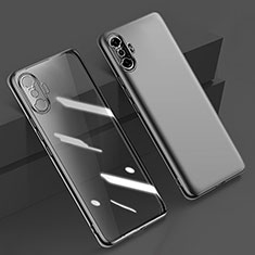Custodia Silicone Trasparente Ultra Sottile Cover Morbida H02 per Xiaomi Poco F3 GT 5G Nero