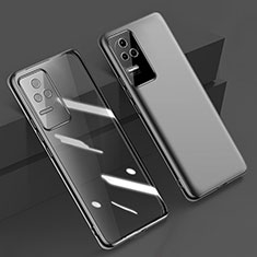 Custodia Silicone Trasparente Ultra Sottile Cover Morbida H02 per Xiaomi Poco F4 5G Nero