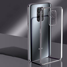 Custodia Silicone Trasparente Ultra Sottile Cover Morbida H02 per Xiaomi Redmi 10X 4G Nero