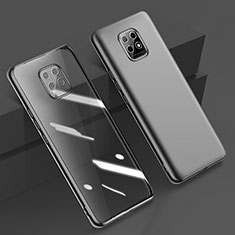 Custodia Silicone Trasparente Ultra Sottile Cover Morbida H02 per Xiaomi Redmi 10X 5G Nero