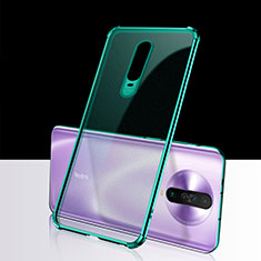 Custodia Silicone Trasparente Ultra Sottile Cover Morbida H02 per Xiaomi Redmi K30 4G Verde