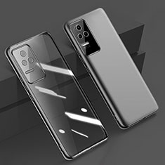 Custodia Silicone Trasparente Ultra Sottile Cover Morbida H02 per Xiaomi Redmi K50 5G Nero