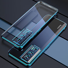 Custodia Silicone Trasparente Ultra Sottile Cover Morbida H02 per Xiaomi Redmi K60 5G Blu