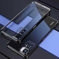Custodia Silicone Trasparente Ultra Sottile Cover Morbida H02 per Xiaomi Redmi Note 11 4G (2021) Nero