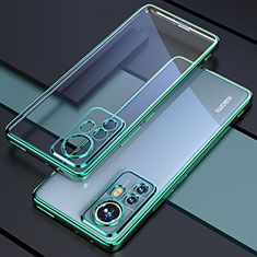 Custodia Silicone Trasparente Ultra Sottile Cover Morbida H02 per Xiaomi Redmi Note 12S Verde