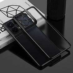 Custodia Silicone Trasparente Ultra Sottile Cover Morbida H02 per Xiaomi Redmi Note 13 5G Nero