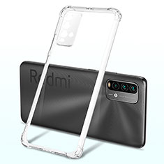 Custodia Silicone Trasparente Ultra Sottile Cover Morbida H02 per Xiaomi Redmi Note 9 4G Chiaro