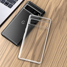 Custodia Silicone Trasparente Ultra Sottile Cover Morbida H03 per Google Pixel 7 Pro 5G Chiaro