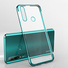 Custodia Silicone Trasparente Ultra Sottile Cover Morbida H03 per Huawei Enjoy 10 Plus Verde