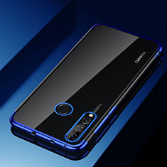 Custodia Silicone Trasparente Ultra Sottile Cover Morbida H03 per Huawei Honor 20 Lite Blu