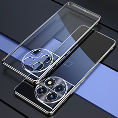 Custodia Silicone Trasparente Ultra Sottile Cover Morbida H03 per OnePlus 11 5G Argento