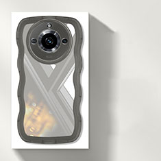 Custodia Silicone Trasparente Ultra Sottile Cover Morbida H03 per Realme 11 Pro 5G Nero
