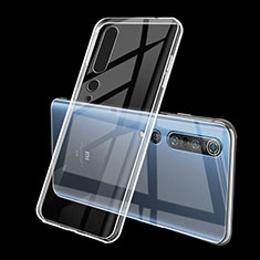 Custodia Silicone Trasparente Ultra Sottile Cover Morbida H03 per Xiaomi Mi 10 Pro Chiaro
