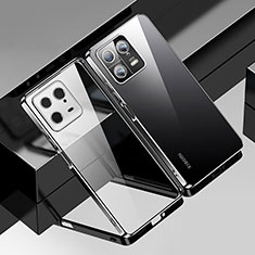 Custodia Silicone Trasparente Ultra Sottile Cover Morbida H03 per Xiaomi Mi 13 5G Nero