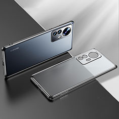 Custodia Silicone Trasparente Ultra Sottile Cover Morbida H03 per Xiaomi Redmi Note 12S Nero