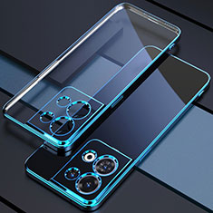 Custodia Silicone Trasparente Ultra Sottile Cover Morbida H03 per Xiaomi Redmi Note 13 5G Blu