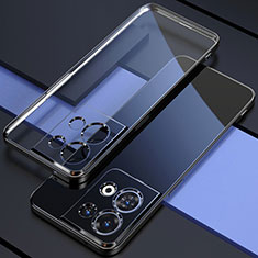 Custodia Silicone Trasparente Ultra Sottile Cover Morbida H03 per Xiaomi Redmi Note 13 5G Nero