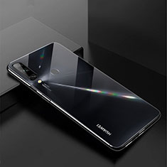 Custodia Silicone Trasparente Ultra Sottile Cover Morbida H04 per Huawei Enjoy 10 Plus Nero
