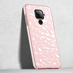 Custodia Silicone Trasparente Ultra Sottile Cover Morbida H04 per Huawei Mate 30 Lite Rosa