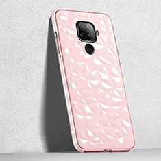 Custodia Silicone Trasparente Ultra Sottile Cover Morbida H04 per Huawei Nova 5i Pro Rosa