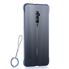 Custodia Silicone Trasparente Ultra Sottile Cover Morbida H04 per Oppo Reno 10X Zoom Blu