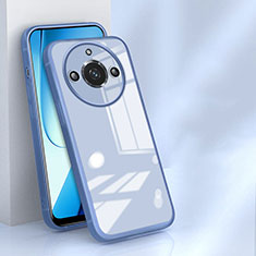 Custodia Silicone Trasparente Ultra Sottile Cover Morbida H04 per Realme 11 Pro 5G Blu