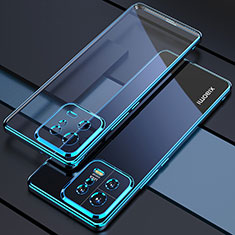 Custodia Silicone Trasparente Ultra Sottile Cover Morbida H04 per Xiaomi Mi 13 5G Blu