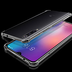 Custodia Silicone Trasparente Ultra Sottile Cover Morbida H04 per Xiaomi Mi 9 Lite Chiaro