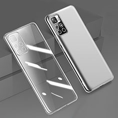 Custodia Silicone Trasparente Ultra Sottile Cover Morbida H04 per Xiaomi Redmi Note 11S 5G Chiaro