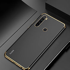 Custodia Silicone Trasparente Ultra Sottile Cover Morbida H04 per Xiaomi Redmi Note 8 Oro