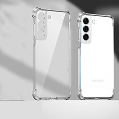 Custodia Silicone Trasparente Ultra Sottile Cover Morbida H05 per Samsung Galaxy S24 5G Chiaro