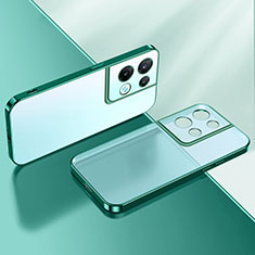 Custodia Silicone Trasparente Ultra Sottile Cover Morbida H05 per Xiaomi Redmi Note 13 Pro 5G Verde