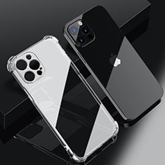 Custodia Silicone Trasparente Ultra Sottile Cover Morbida H06 per Apple iPhone 14 Pro Chiaro