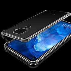 Custodia Silicone Trasparente Ultra Sottile Cover Morbida H07 per Huawei Nova 5i Pro Chiaro