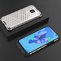 Custodia Silicone Trasparente Ultra Sottile Cover Morbida H08 per Huawei Nova 5i Pro Chiaro