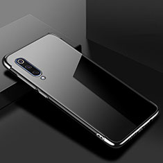 Custodia Silicone Trasparente Ultra Sottile Cover Morbida H08 per Xiaomi Mi 9 Pro 5G Nero