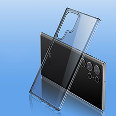 Custodia Silicone Trasparente Ultra Sottile Cover Morbida H11 per Samsung Galaxy S24 Ultra 5G Grigio