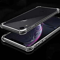 Custodia Silicone Trasparente Ultra Sottile Cover Morbida HC07 per Apple iPhone XR Chiaro