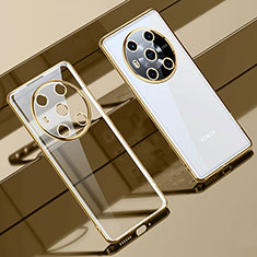 Custodia Silicone Trasparente Ultra Sottile Cover Morbida LD1 per Huawei Honor Magic3 5G Oro